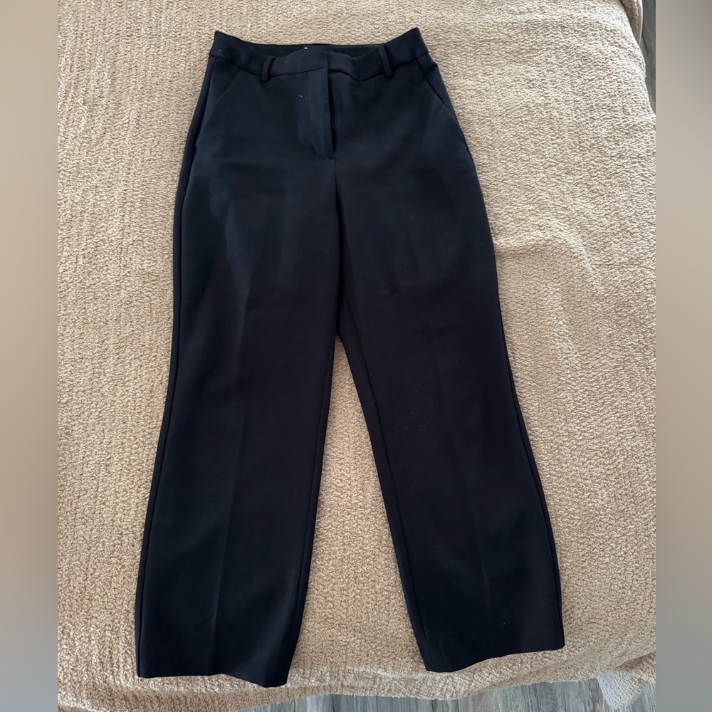 Express Black Wide-Leg Trousers